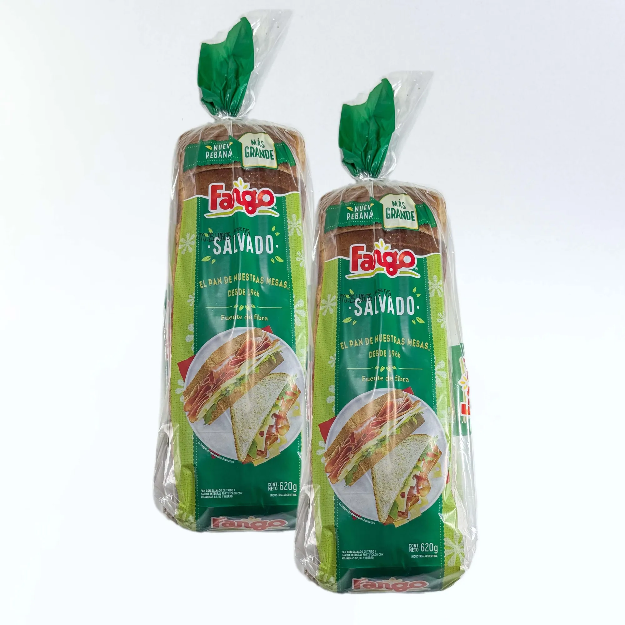 Combo:  Pan Salvado Fortificado Fargo - 600g  x  2