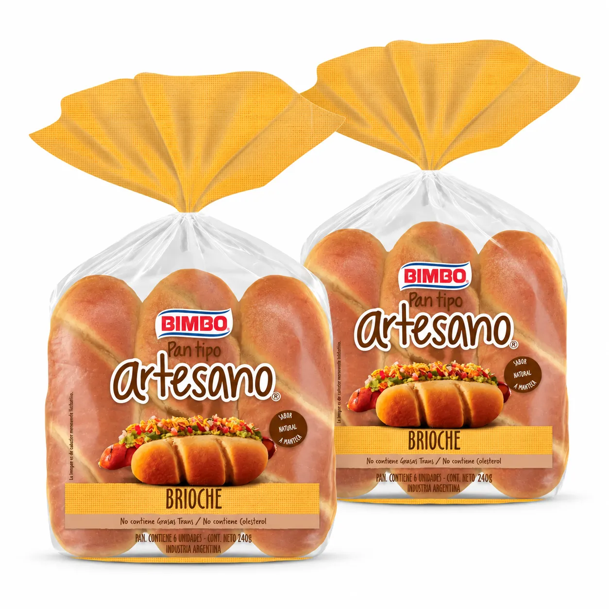 Combo:  Pan Panchos Artesano Brioche  x  2