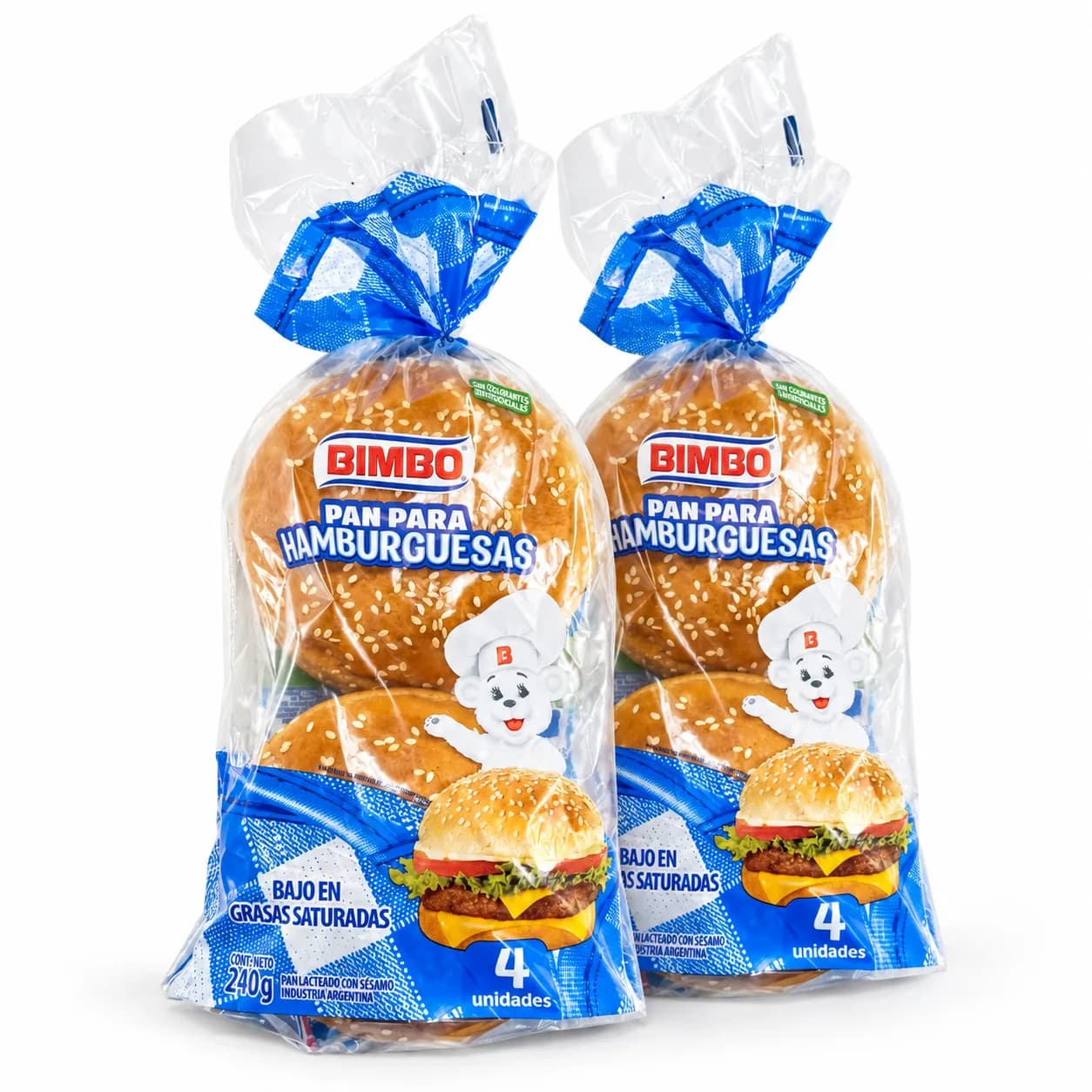 Combo: Pan Hamburguesa con Sesamo Bimbo  x  2
