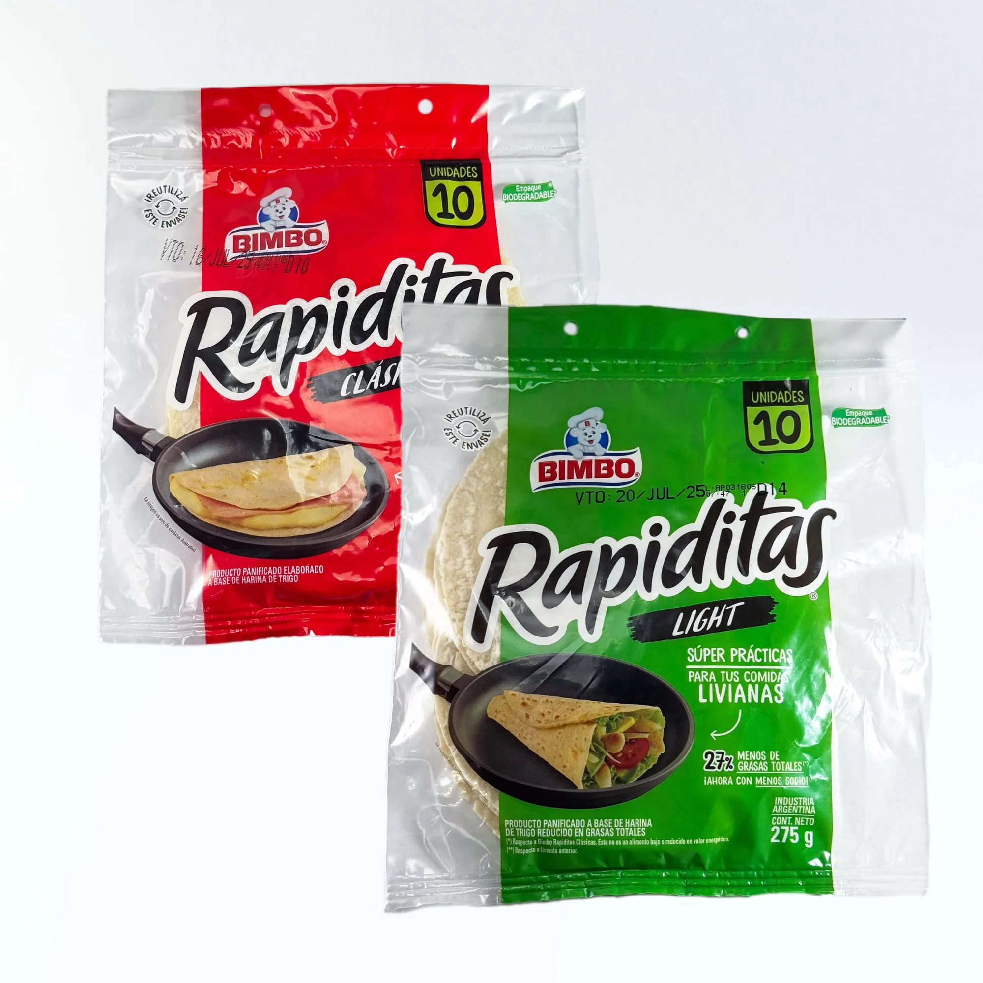 Rapiditas Bimbo varios sabores