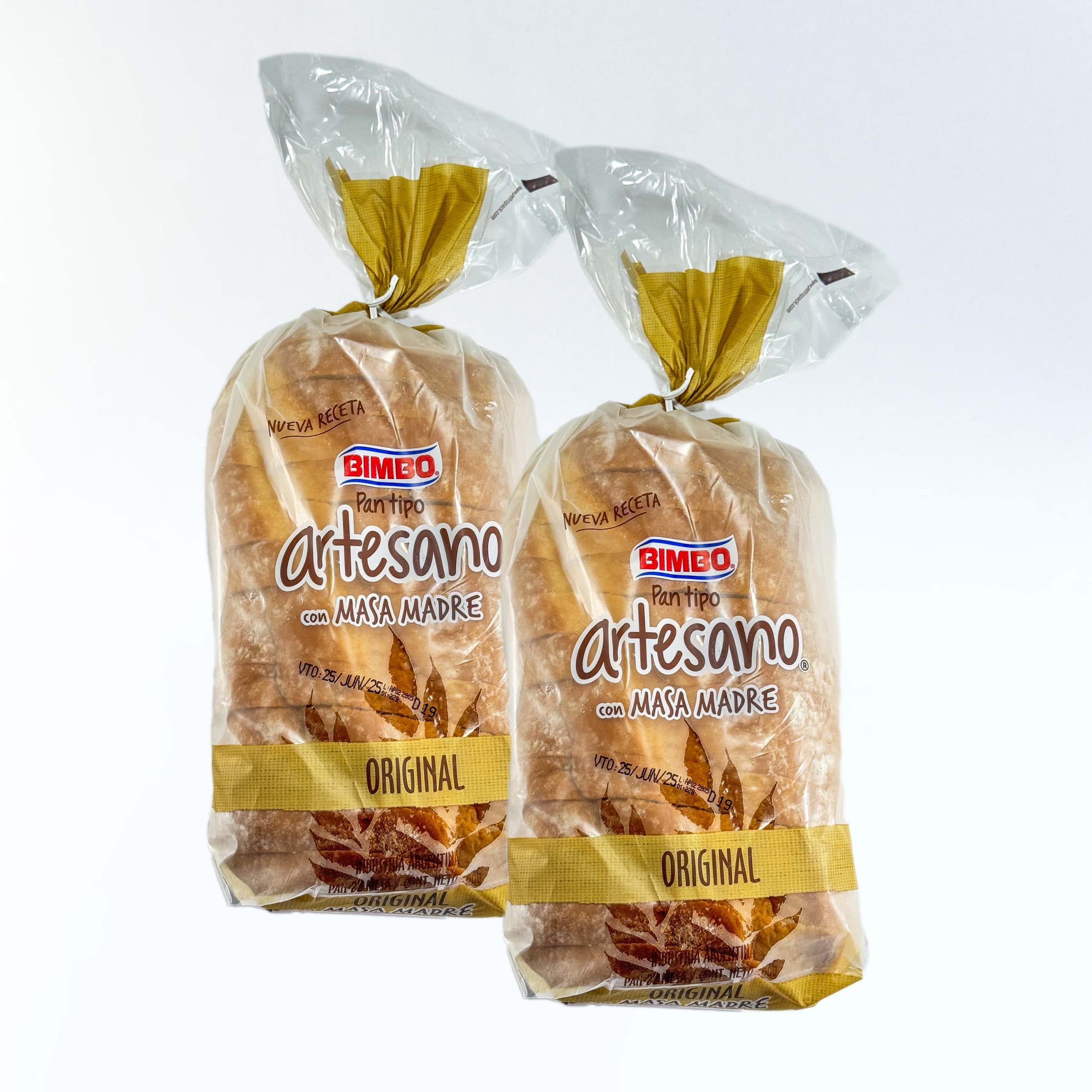 Pan Blanco Artesano Original Bimbo x 2