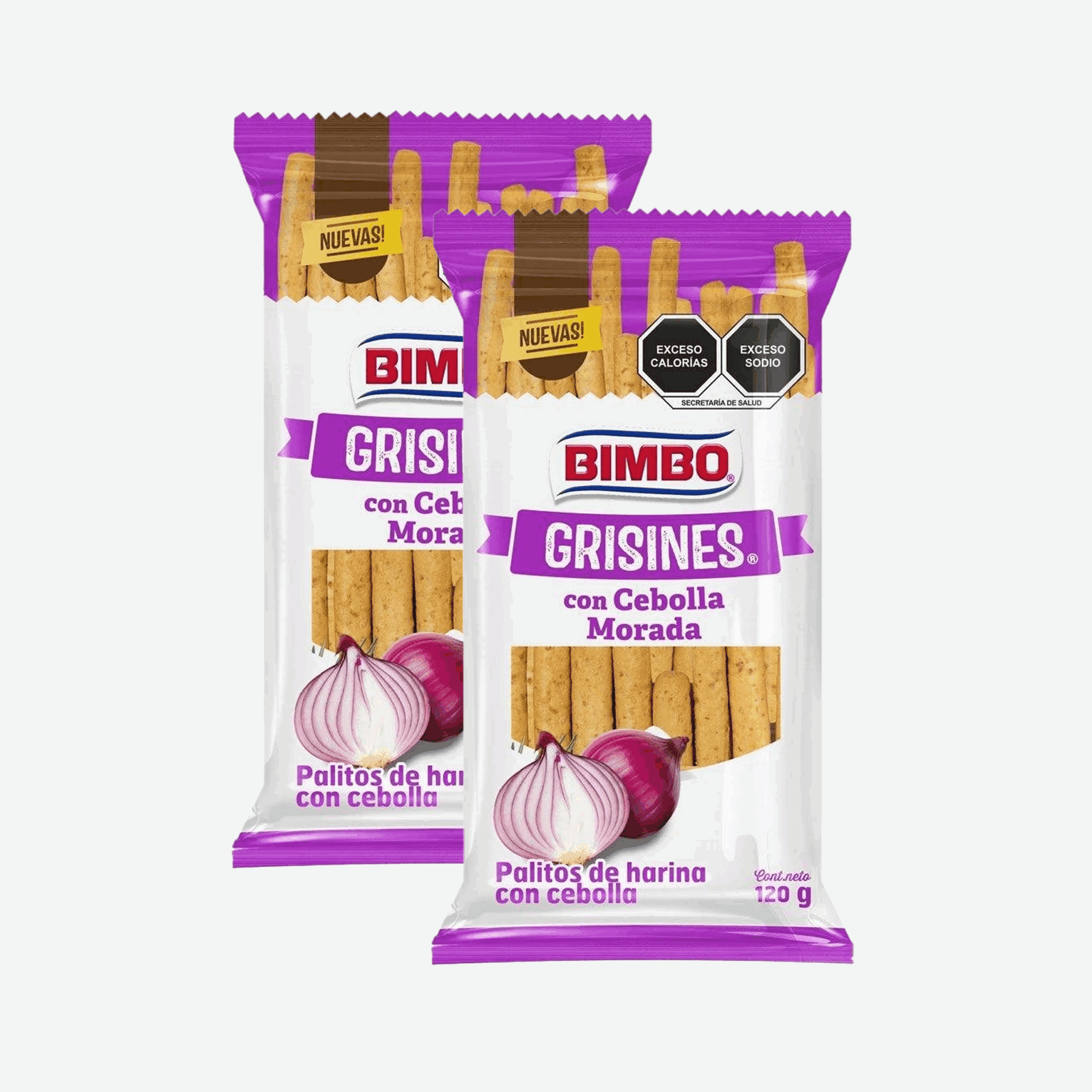 Grisines Bimbo con cebolla morada x2