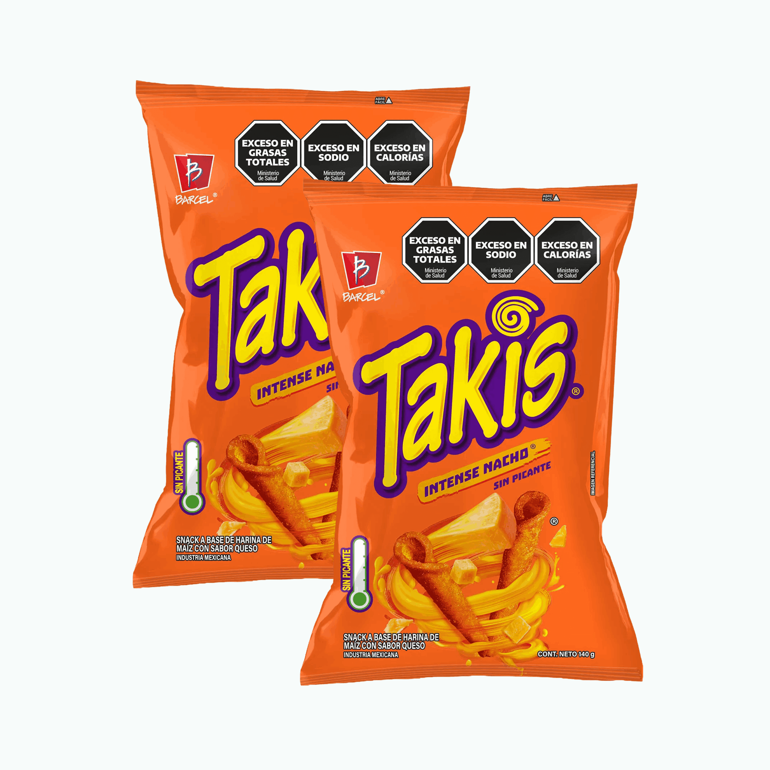 Nachos Intense Takis sabor queso x2