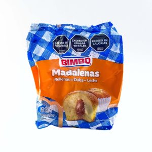 Madalenas Rellenas Con Dulce De Leche, Bimbo - 6 unidades