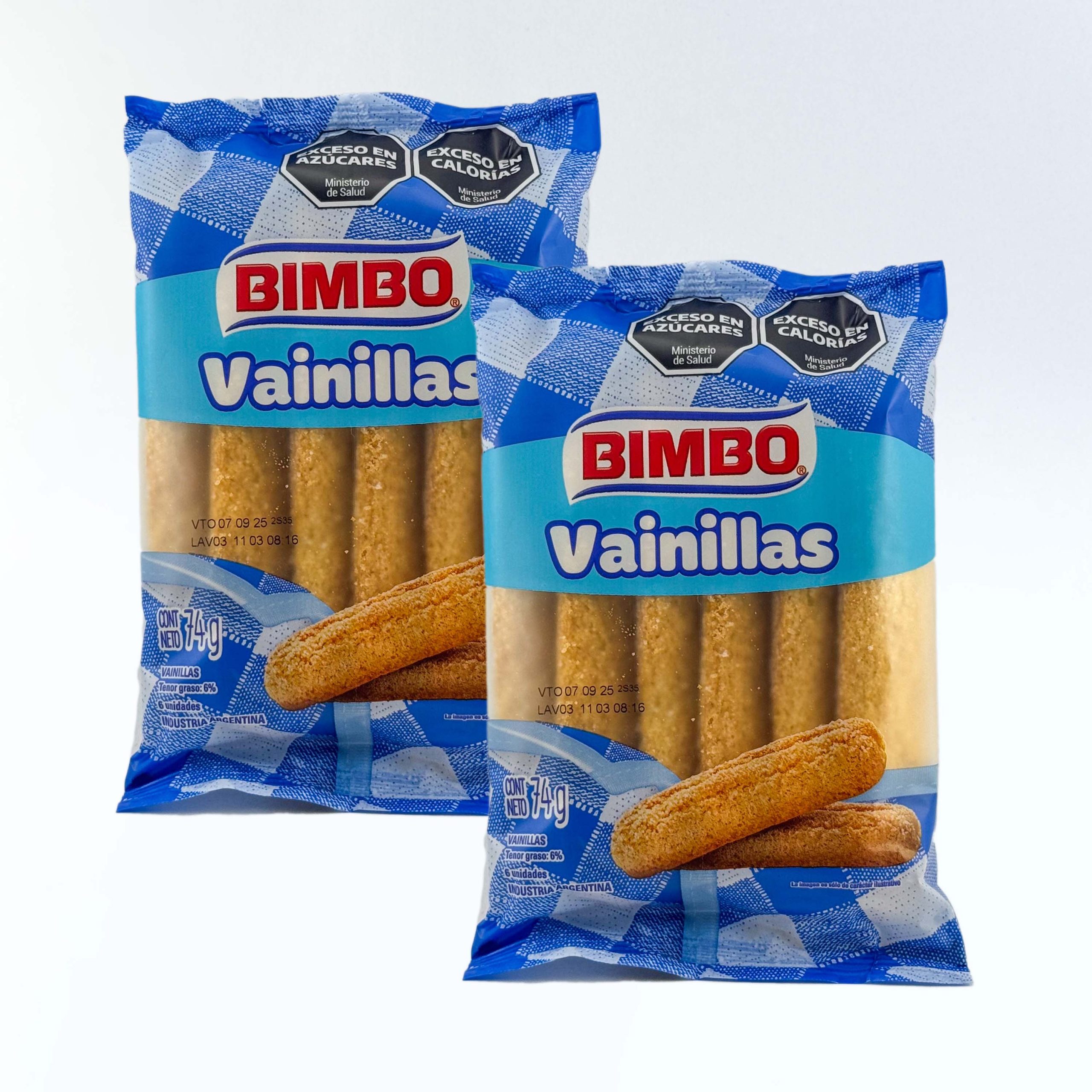 Vainillas Bimbo - 74 grs. - x 2